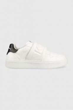 Ανδρικά Sneakers Δερμάτινα αθλητικά παπούτσια Karl Lagerfeld Maxi Kup άσπρο