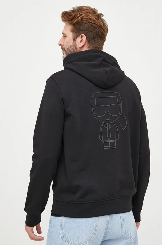 Ανδρικά Χωρίς φερμουάρ Μπλούζα Karl Lagerfeld μαύρο, 6 Ανδρικά Χωρίς φερμουάρ Μπλούζα Karl Lagerfeld μαύρο, - Image 4