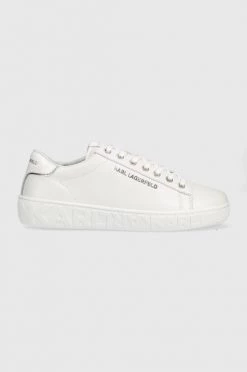 Ανδρικά Sneakers Δερμάτινα αθλητικά παπούτσια Karl Lagerfeld Kupsole Iii άσπρο