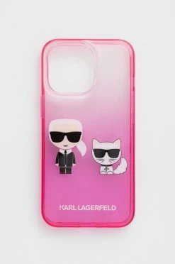 Θήκες για γυναίκες Θήκη κινητού Karl Lagerfeld Iphone 13 Pro / 13 6,1'' ροζ