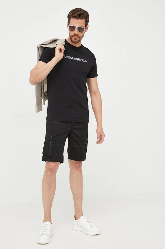 Ανδρικά Μπλουζάκια Μπλουζάκι Karl Lagerfeld μαύρο 4 Ανδρικά Μπλουζάκια Μπλουζάκι Karl Lagerfeld μαύρο - Image 2