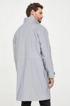 Μακριά μπουφάν Eπανωφόρι Karl Lagerfeld ασημί 11 Μακριά μπουφάν Eπανωφόρι Karl Lagerfeld ασημί -Karl Lagerfeld Εκπτώσεις unnamed file 1123