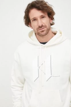 Χωρίς φερμουάρ Μπλούζα Karl Lagerfeld μπεζ, -Karl Lagerfeld Εκπτώσεις unnamed file 1161