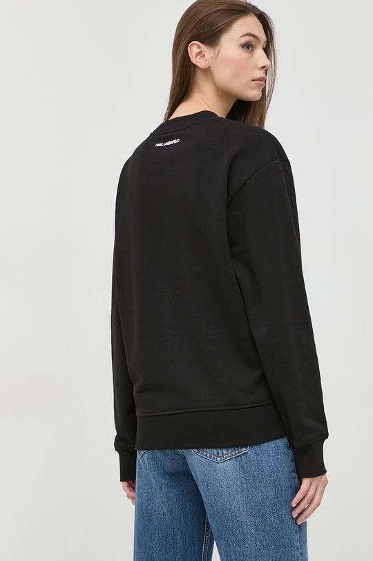 Χωρίς φερμουάρ Μπλούζα Karl Lagerfeld μαύρο, 5 Χωρίς φερμουάρ Μπλούζα Karl Lagerfeld μαύρο, - Image 3