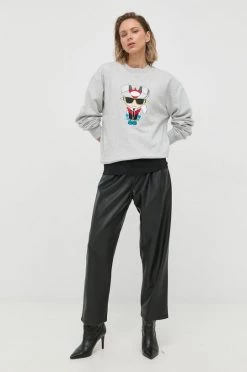 Χωρίς φερμουάρ Μπλούζα Karl Lagerfeld γκρι, 10 Χωρίς φερμουάρ Μπλούζα Karl Lagerfeld γκρι, -Karl Lagerfeld Εκπτώσεις unnamed file 1170