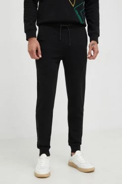 Ανδρικά Παντελόνια φόρμας Παντελόνι φόρμας Karl Lagerfeld μαύρο