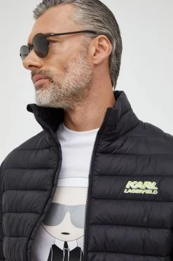 Ανδρικά Κοντά μπουφάν Μπουφάν Karl Lagerfeld μαύρο, -Karl Lagerfeld Εκπτώσεις unnamed file 1191