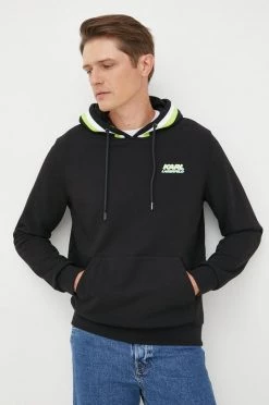 Ανδρικά Χωρίς φερμουάρ Μπλούζα Karl Lagerfeld μαύρο,