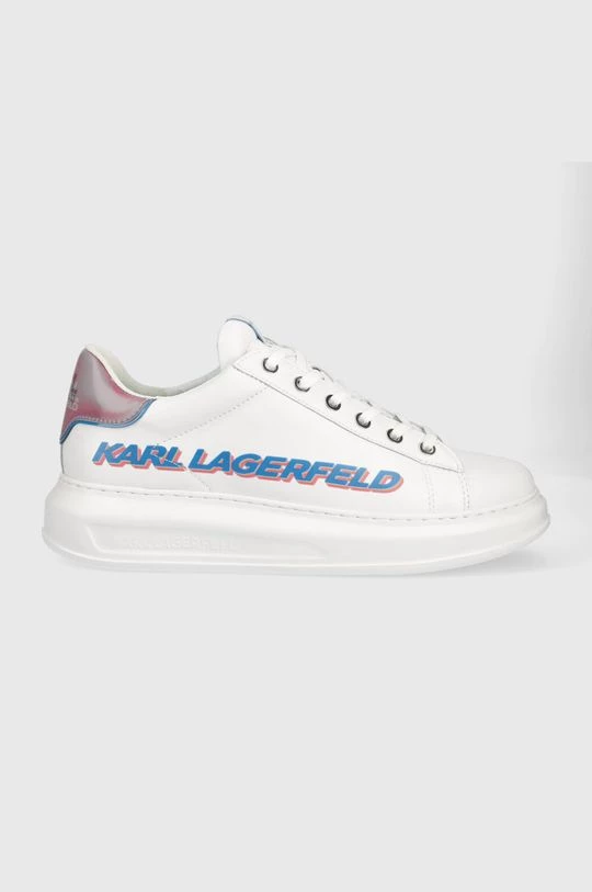 Ανδρικά Sneakers Δερμάτινα αθλητικά παπούτσια Karl Lagerfeld Kapri Mens άσπρο 3 Ανδρικά Sneakers Δερμάτινα αθλητικά παπούτσια Karl Lagerfeld Kapri Mens άσπρο