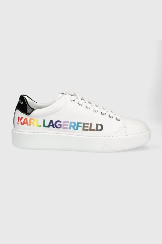Ανδρικά Sneakers Δερμάτινα αθλητικά παπούτσια Karl Lagerfeld Maxi Kup άσπρο 3 Ανδρικά Sneakers Δερμάτινα αθλητικά παπούτσια Karl Lagerfeld Maxi Kup άσπρο