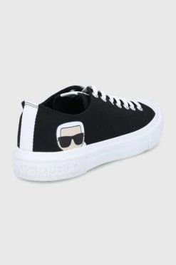 Ανδρικά Χαμηλά Πάνινα παπούτσια Karl Lagerfeld Kampus Iii χρώμα: μαύρο -Karl Lagerfeld Εκπτώσεις unnamed file 1286