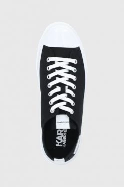 Ανδρικά Χαμηλά Πάνινα παπούτσια Karl Lagerfeld Kampus Iii χρώμα: μαύρο -Karl Lagerfeld Εκπτώσεις unnamed file 1287