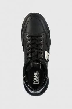 Ανδρικά Sneakers Δερμάτινα αθλητικά παπούτσια Karl Lagerfeld Kapri Run μαύρο -Karl Lagerfeld Εκπτώσεις unnamed file 129