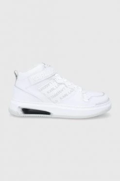Ανδρικά Sneakers Karl Lagerfeld - Δερμάτινα παπούτσια Karl Lagerfeld - Δερμάτινα παπούτσια λευκό