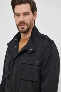 Ανδρικά Μακριά μπουφάν Μπουφάν Karl Lagerfeld χρώμα: μαύρο -Karl Lagerfeld Εκπτώσεις unnamed file 1333