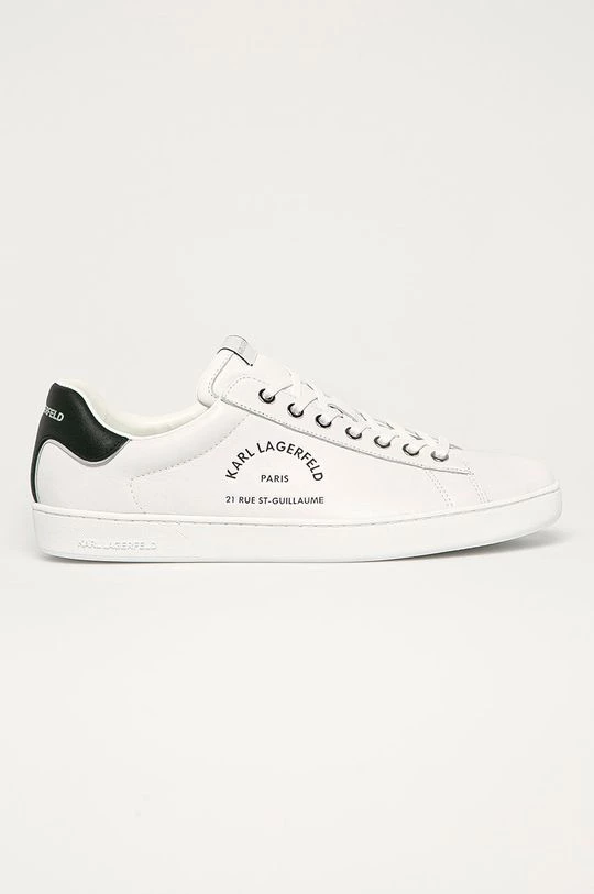 Ανδρικά Sneakers Karl Lagerfeld - Δερμάτινα παπούτσια λευκό 3 Ανδρικά Sneakers Karl Lagerfeld - Δερμάτινα παπούτσια λευκό