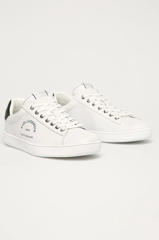 Ανδρικά Sneakers Karl Lagerfeld - Δερμάτινα παπούτσια λευκό 4 Ανδρικά Sneakers Karl Lagerfeld - Δερμάτινα παπούτσια λευκό - Image 2