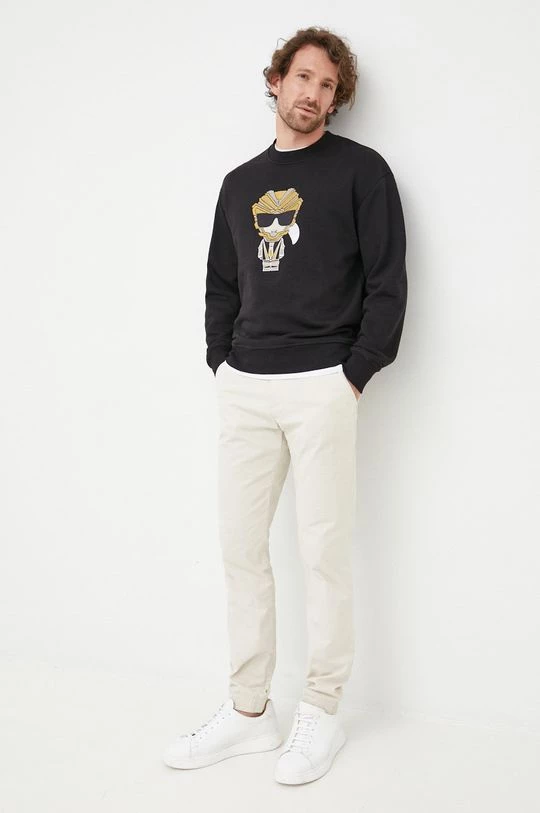 Χωρίς φερμουάρ Μπλούζα Karl Lagerfeld μαύρο, 5 Χωρίς φερμουάρ Μπλούζα Karl Lagerfeld μαύρο, - Image 3