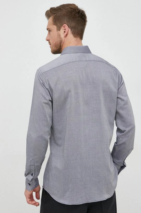 Ανδρικά Πουκάμισα Βαμβακερό πουκάμισο Karl Lagerfeld χρώμα: μαύρο, 5 Ανδρικά Πουκάμισα Βαμβακερό πουκάμισο Karl Lagerfeld χρώμα: μαύρο, - Image 3