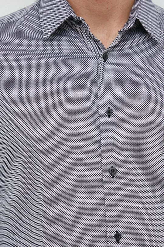 Ανδρικά Πουκάμισα Βαμβακερό πουκάμισο Karl Lagerfeld χρώμα: μαύρο, 7 Ανδρικά Πουκάμισα Βαμβακερό πουκάμισο Karl Lagerfeld χρώμα: μαύρο, - Image 5