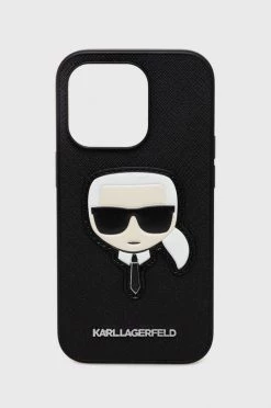 Θήκες για γυναίκες Θήκη κινητού Karl Lagerfeld Iphone 14 Pro 6,1" μαύρο