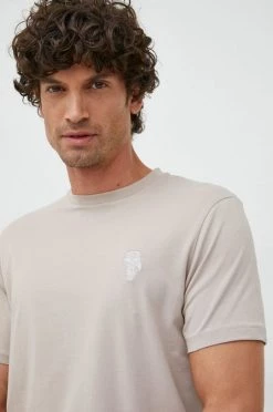 Ανδρικά Μπλουζάκια Μπλουζάκι Karl Lagerfeld μπεζ -Karl Lagerfeld Εκπτώσεις unnamed file 1532