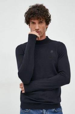 Ανδρικά Χωρίς φερμουάρ Μάλλινο πουλόβερ Karl Lagerfeld χρώμα: ναυτικό μπλε,