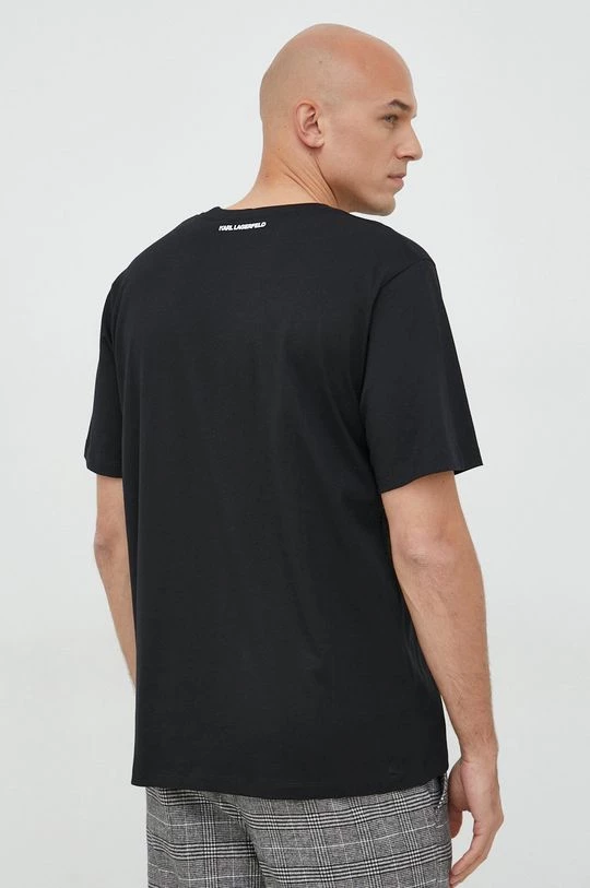 Κοντομάνικο Βαμβακερό μπλουζάκι Karl Lagerfeld Lagerfeld X Cara Delevingne , χρώμα: μαύρο 5 Κοντομάνικο Βαμβακερό μπλουζάκι Karl Lagerfeld Lagerfeld X Cara Delevingne , χρώμα: μαύρο - Image 3