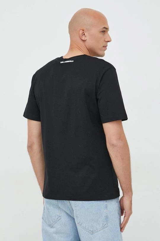 Κοντομάνικο Βαμβακερό μπλουζάκι Karl Lagerfeld Karl Lagerfeld X Cara Delevingne μαύρο 5 Κοντομάνικο Βαμβακερό μπλουζάκι Karl Lagerfeld Karl Lagerfeld X Cara Delevingne μαύρο - Image 3