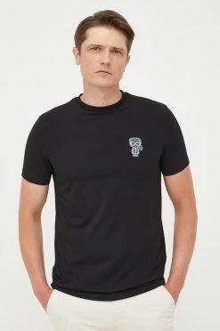 Ανδρικά Μπλουζάκια Μπλουζάκι Karl Lagerfeld μαύρο -Karl Lagerfeld Εκπτώσεις unnamed file 1624