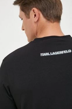Ανδρικά Μπλουζάκια Μπλουζάκι Karl Lagerfeld μαύρο -Karl Lagerfeld Εκπτώσεις unnamed file 1625
