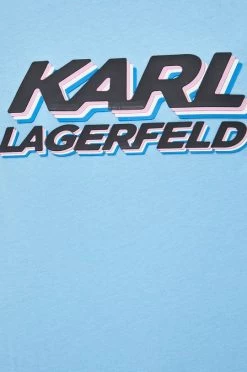 Ανδρικά Μπλουζάκια Βαμβακερό μπλουζάκι Karl Lagerfeld μπλε -Karl Lagerfeld Εκπτώσεις unnamed file 1665