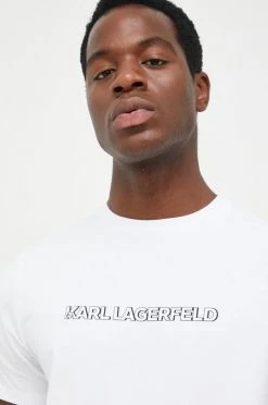Ανδρικά Μπλουζάκια Μπλουζάκι Karl Lagerfeld άσπρο