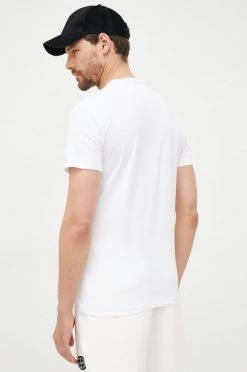 Ανδρικά Μπλουζάκια Βαμβακερό μπλουζάκι Karl Lagerfeld άσπρο -Karl Lagerfeld Εκπτώσεις unnamed file 1678