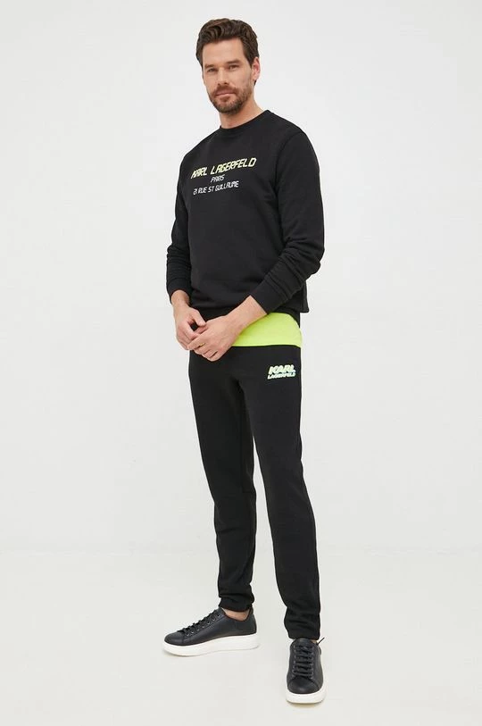 Ανδρικά Παντελόνια φόρμας Παντελόνι φόρμας Karl Lagerfeld μαύρο 4 Ανδρικά Παντελόνια φόρμας Παντελόνι φόρμας Karl Lagerfeld μαύρο - Image 2