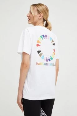 Κοντομάνικο Βαμβακερό μπλουζάκι Karl Lagerfeld άσπρο 11 Κοντομάνικο Βαμβακερό μπλουζάκι Karl Lagerfeld άσπρο -Karl Lagerfeld Εκπτώσεις unnamed file 1703