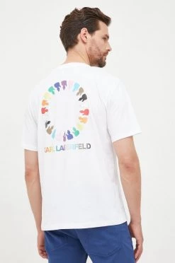 Κοντομάνικο Βαμβακερό μπλουζάκι Karl Lagerfeld άσπρο 12 Κοντομάνικο Βαμβακερό μπλουζάκι Karl Lagerfeld άσπρο -Karl Lagerfeld Εκπτώσεις unnamed file 1704