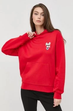 Χωρίς φερμουάρ Μπλούζα Karl Lagerfeld κόκκινο, 10 Χωρίς φερμουάρ Μπλούζα Karl Lagerfeld κόκκινο, -Karl Lagerfeld Εκπτώσεις unnamed file 1708