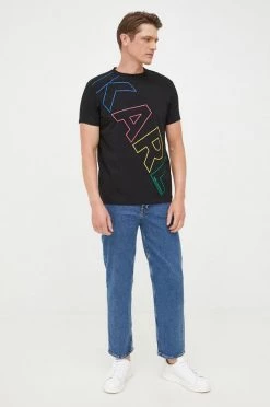 Ανδρικά Μπλουζάκια Μπλουζάκι Karl Lagerfeld μαύρο