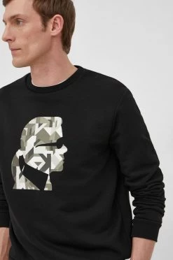 Ανδρικά Χωρίς φερμουάρ Μπλούζα Karl Lagerfeld μαύρο, -Karl Lagerfeld Εκπτώσεις unnamed file 1762