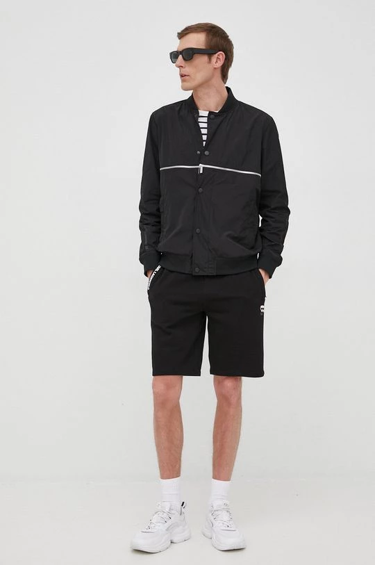 Ανδρικά Κοντά μπουφάν Χριστουγεννιάτικη μπάλα Karl Lagerfeld μαύρο, 4 Ανδρικά Κοντά μπουφάν Χριστουγεννιάτικη μπάλα Karl Lagerfeld μαύρο, - Image 2