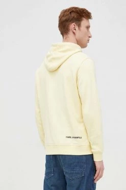 Ανδρικά Χωρίς φερμουάρ Μπλούζα Karl Lagerfeld χρώμα: κίτρινο, -Karl Lagerfeld Εκπτώσεις unnamed file 1796