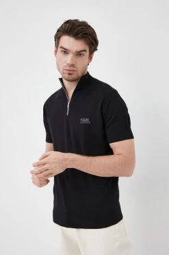 Ανδρικά Χωρίς φερμουάρ Πουλόβερ Karl Lagerfeld χρώμα: μαύρο,