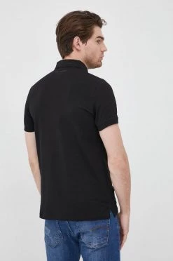 Ανδρικά Πόλο μπλουζάκια Πόλο Karl Lagerfeld χρώμα: μαύρο -Karl Lagerfeld Εκπτώσεις unnamed file 1822