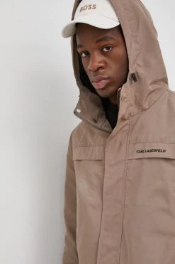 Ανδρικά Μακριά μπουφάν Μπουφάν Karl Lagerfeld χρώμα: μπεζ -Karl Lagerfeld Εκπτώσεις unnamed file 1840