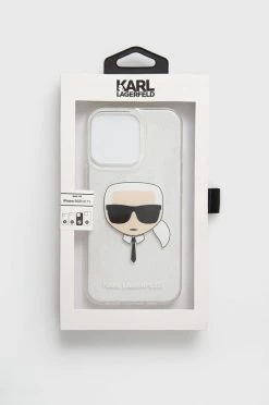 Θήκες για γυναίκες Θήκη κινητού Karl Lagerfeld IPhone 13 Pro ασημί -Karl Lagerfeld Εκπτώσεις unnamed file 1861