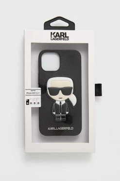 Θήκες για γυναίκες Θήκη κινητού Karl Lagerfeld IPhone 13 Mini μαύρο -Karl Lagerfeld Εκπτώσεις unnamed file 1867