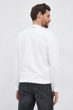 Χωρίς φερμουάρ Μπλούζα Karl Lagerfeld άσπρο -Karl Lagerfeld Εκπτώσεις unnamed file 187