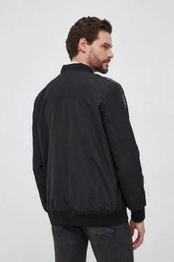 Ανδρικά Κοντά μπουφάν Αναστρέψιμο μπουφάν Bomber Karl Lagerfeld χρώμα: μαύρο -Karl Lagerfeld Εκπτώσεις unnamed file 1872