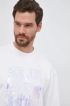 Χωρίς φερμουάρ Μπλούζα Karl Lagerfeld άσπρο -Karl Lagerfeld Εκπτώσεις unnamed file 188